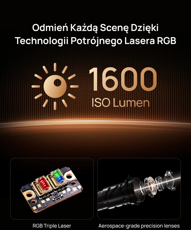 XGIMI nešiojamasis 4K lazerinis projektorius su Google TV Elfin Flip 4K
