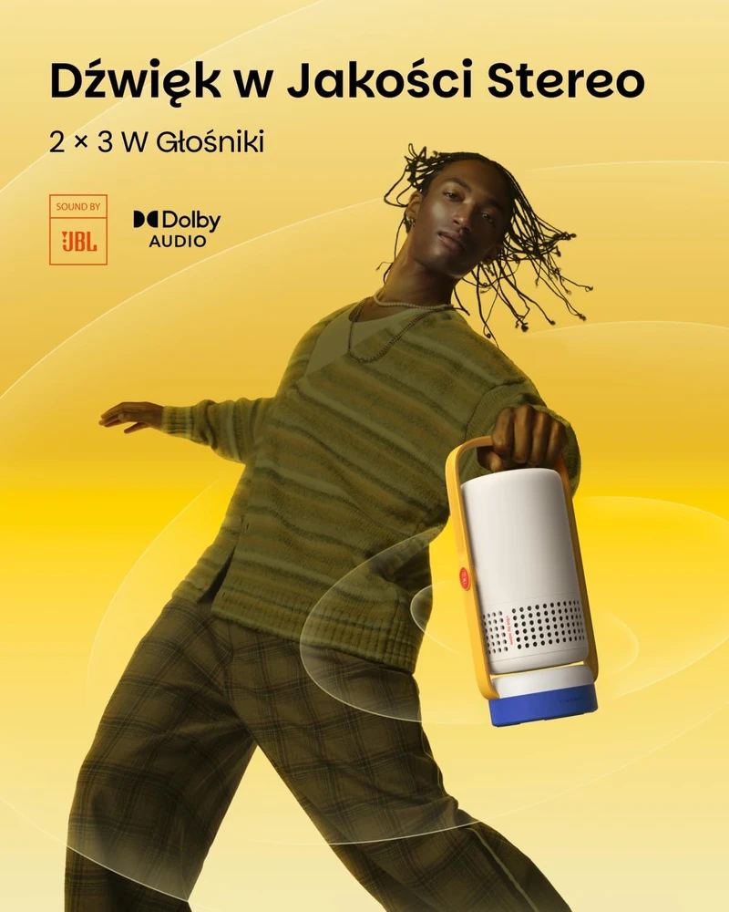 Xgimi Vibe one Nešiojamas projektorius, Google TV, maitinamas baterijomis