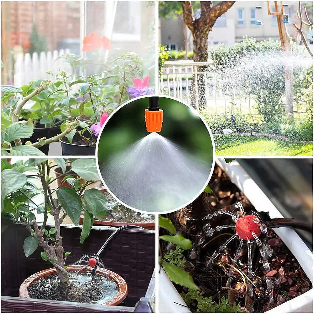 XINGGANG laistymo sistema sodui, 158 dalių Micro Drip automatinis rinkinys su 40 m žarna
