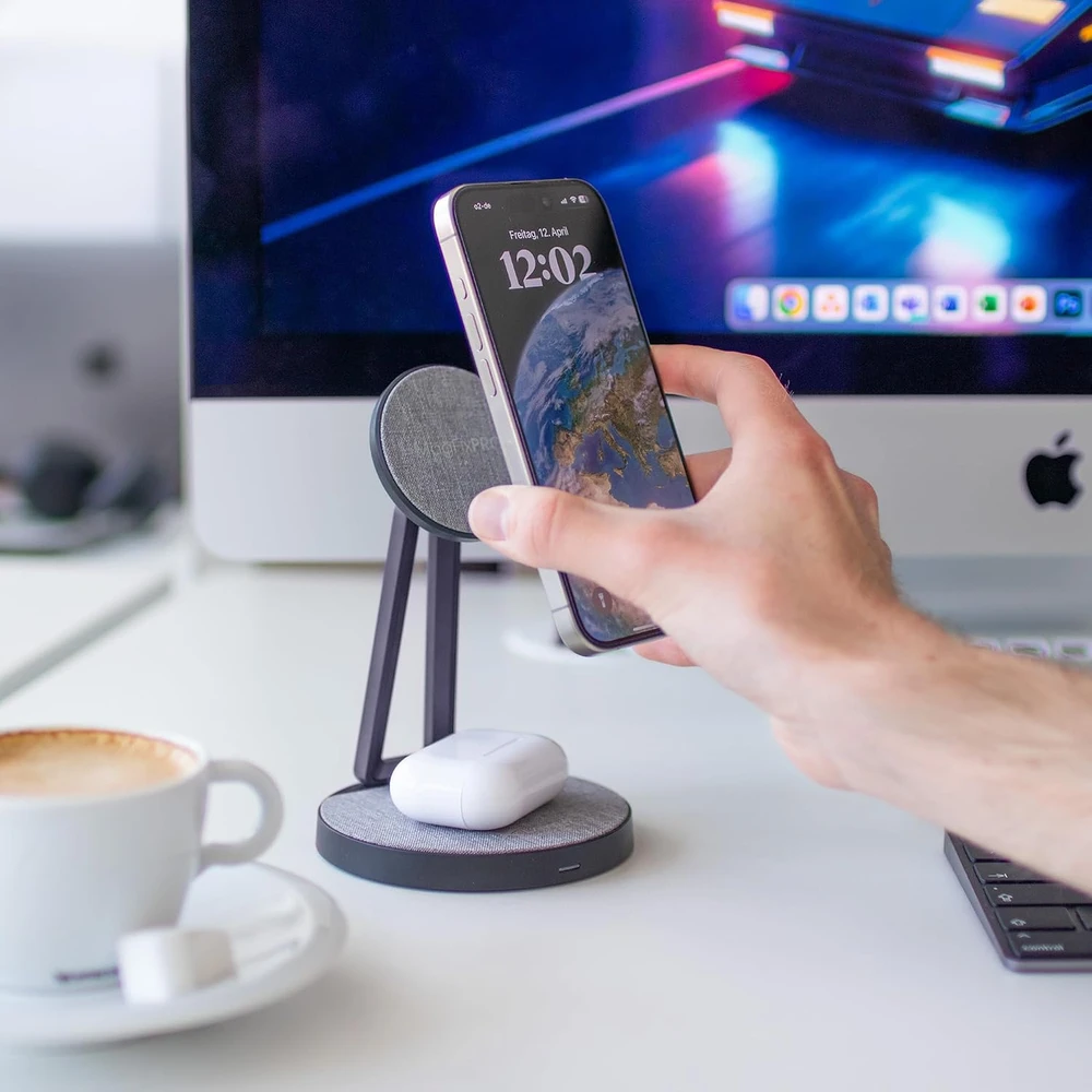 XLayer MagFix Pro belaidė įkrovimo stotelė MagSafe, 15 W, USB-C, 219852