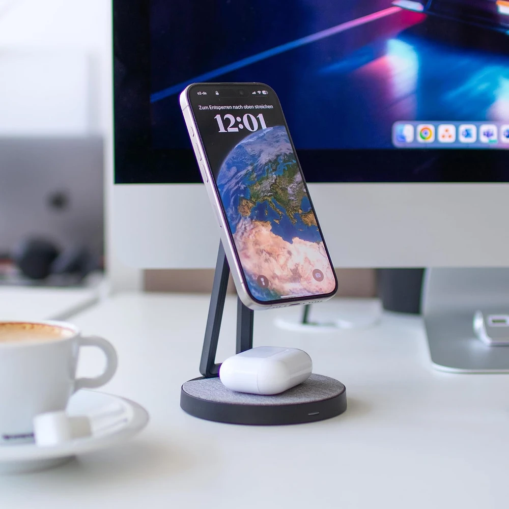 XLayer MagFix Pro belaidė įkrovimo stotelė MagSafe, 15 W, USB-C, 219852