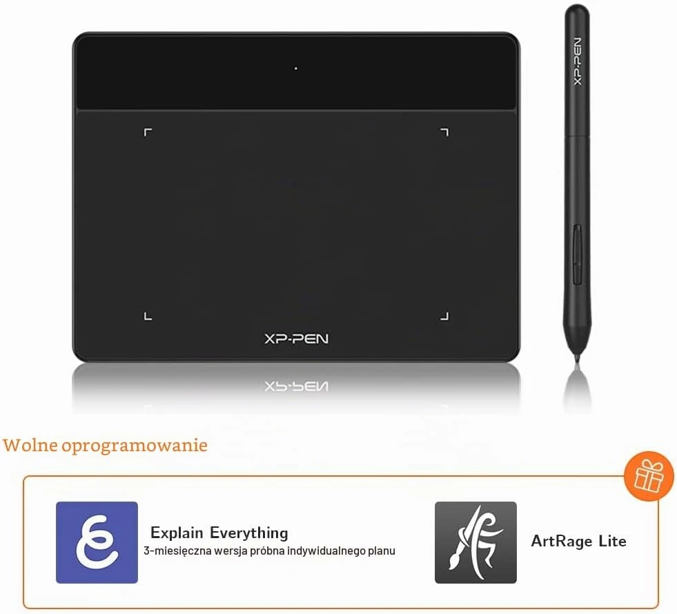 XP-Pen Deco Fun XS grafinė planšetė su P01 rašikliu, 8192 spaudimo lygių