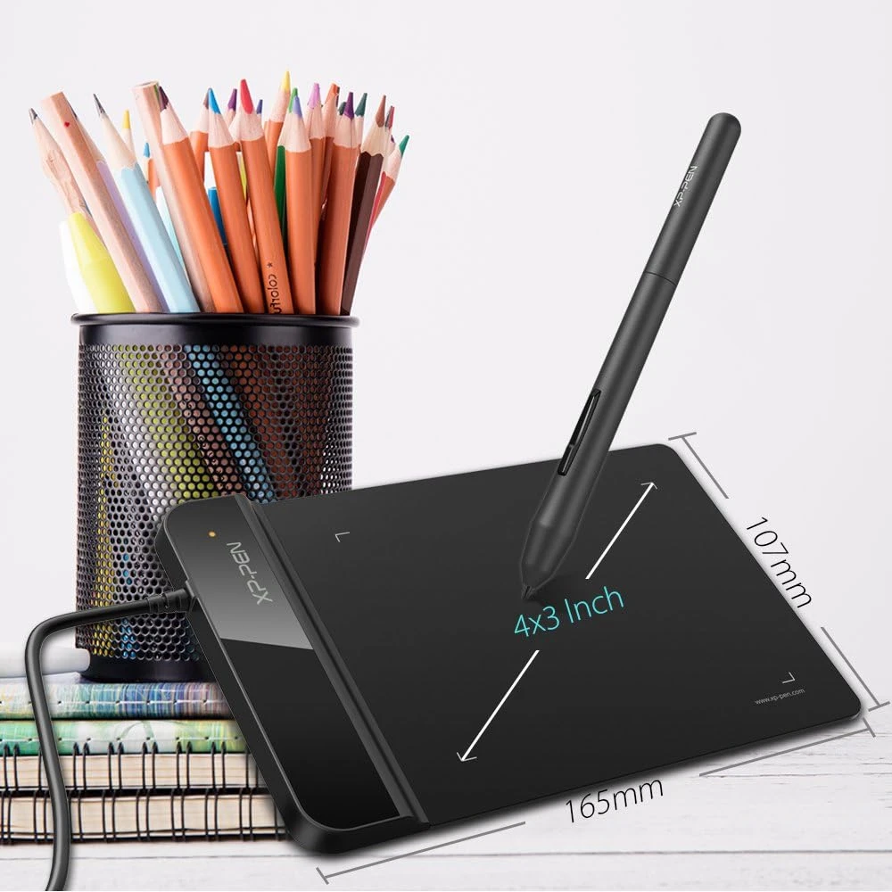 XP-Pen grafinė planšetė Star G430S, 4 x 3 col., 8192 slėgio lygiai, USB
