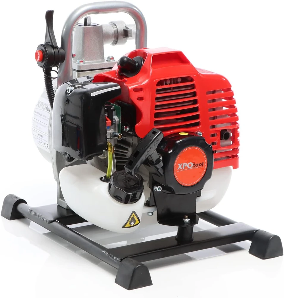 XPOtool benzininis vandens siurblys su 2 taktų varikliu, 8000 l/h, 1.4 kW, 63444