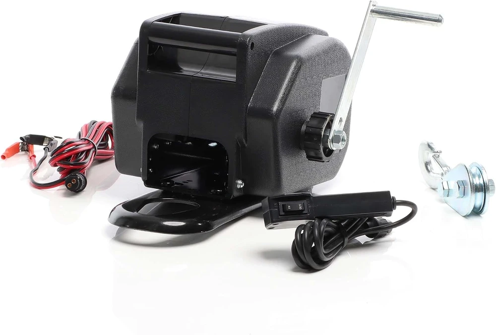 XPOtool elektrinė lyninė gervė 12 V 350 W, 1570 kg, 1,8 m/min, modelis 64345