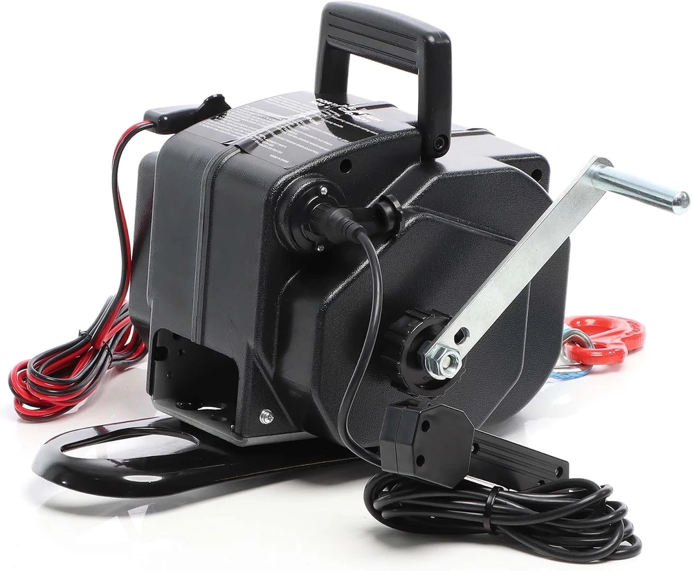 XPOtool elektrinė lyninė gervė 12 V 450 W, keliamoji galia iki 2268 kg, modelis 64346