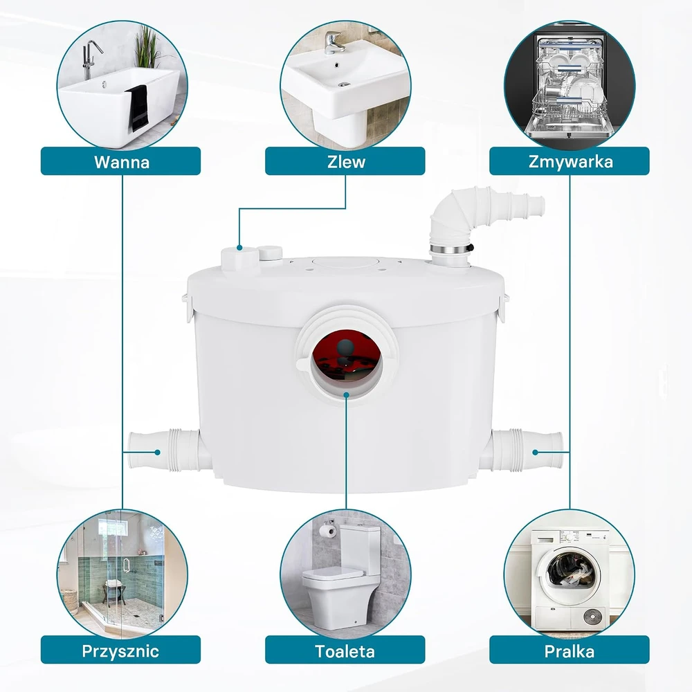 XPOtool nuotekų siurblys su smulkintuvu 400 W, 135 l/min, 8.5 m, modelis 62738