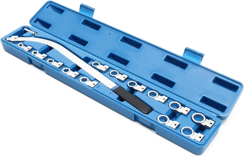 XPOtool paskirstymo diržo įtempimo ritinėlių raktų rinkinys, 13 dalių, 62709