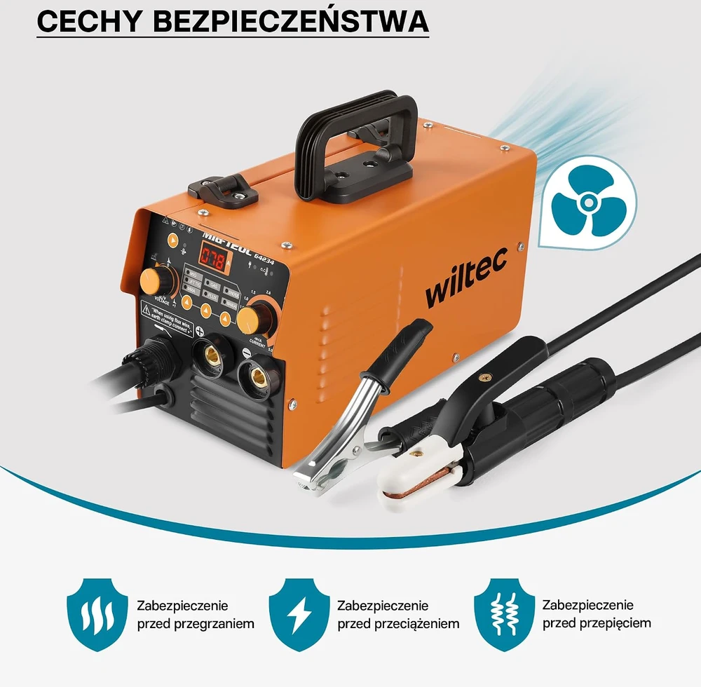 XPOtool skaitmeninis inverterinis suvirinimo aparatas 120 A MIG, MMA, FCAW ir TIG 64234