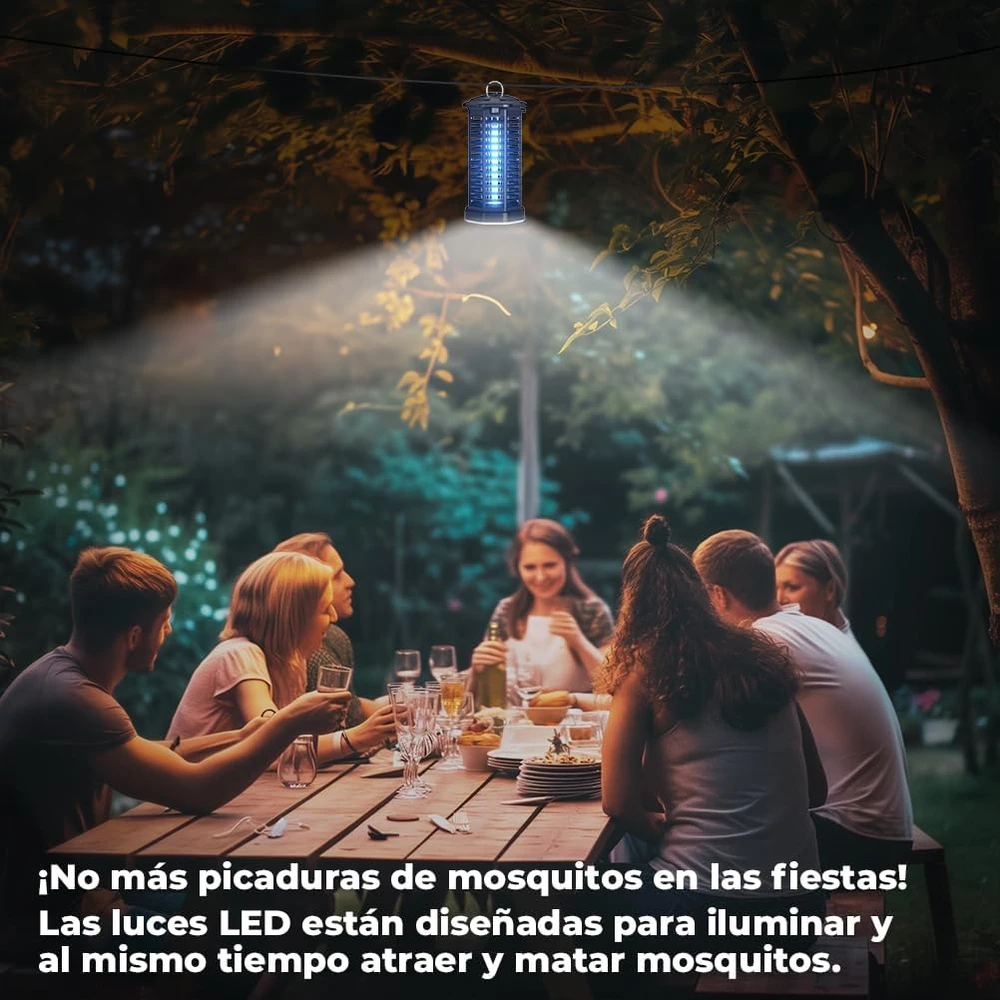 YISSVIC elektrinė UV uodų gaudyklė su LED apšvietimu 4200 V, IPX4, HK-1-1A
