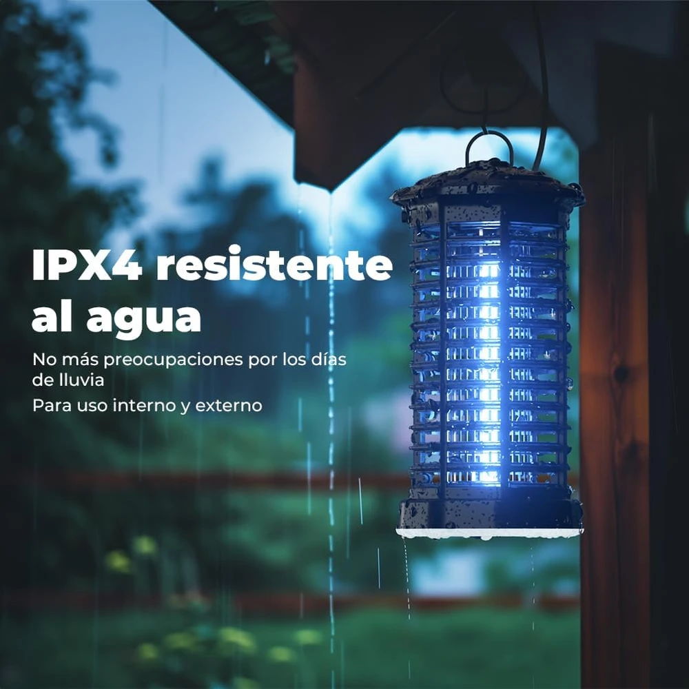 YISSVIC elektrinė UV uodų gaudyklė su LED apšvietimu 4200 V, IPX4, HK-1-1A