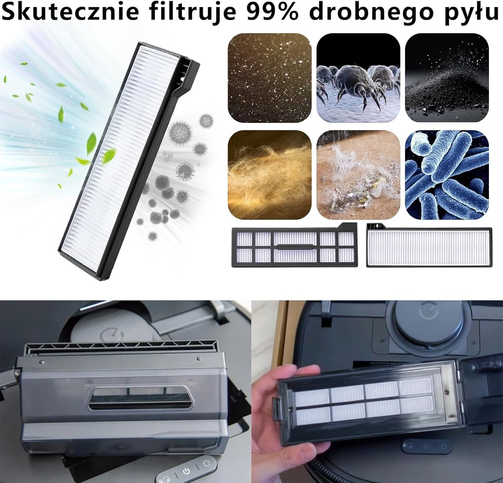 Yivy 29 dalių robotų dulkių siurblių priedų rinkinys, skirtas Eufy X10 Pro Omni