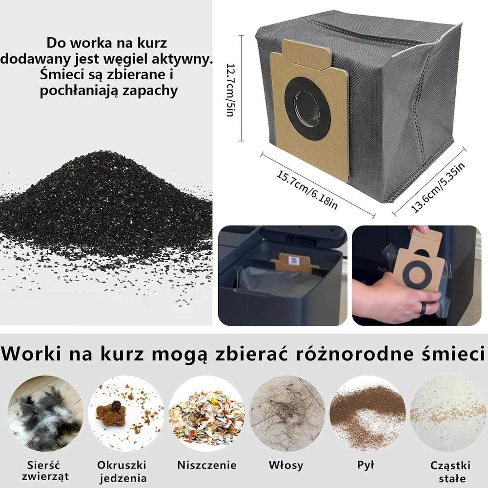 Yivy 29 dalių robotų dulkių siurblių priedų rinkinys, skirtas Eufy X10 Pro Omni