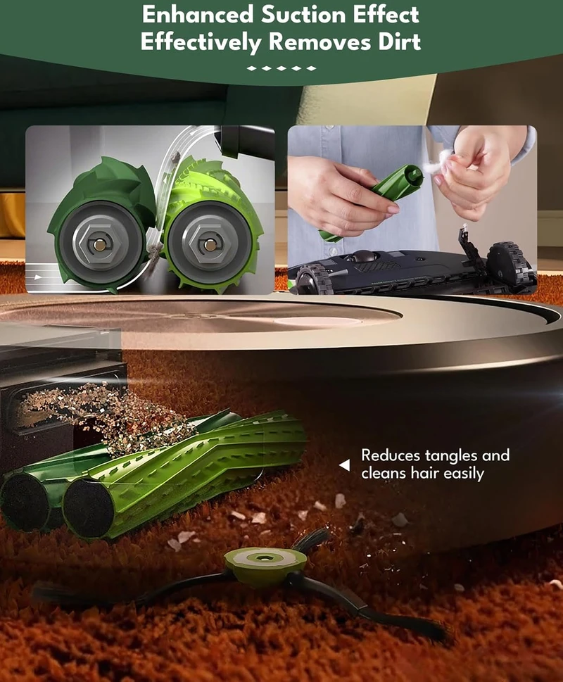 Yivy roboto dulkių siurblio priedų rinkinys iRobot Roomba Combo j7/j7+/j9/j9+/10 Max, 21 vnt., IROBOT-J7-SET21