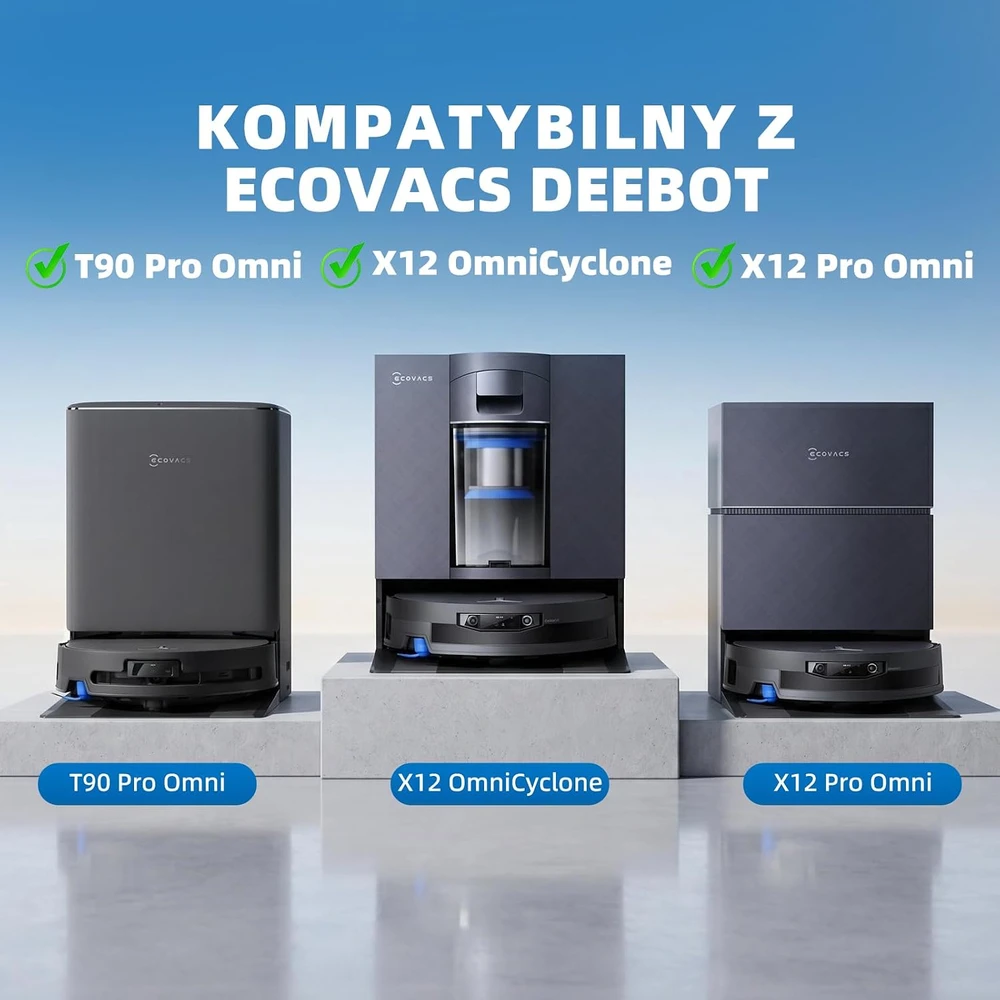 Yivy roboto dulkių siurblio priedų rinkinys ECOVACS DEEBOT X12 OmniCyclone, 20 dalių