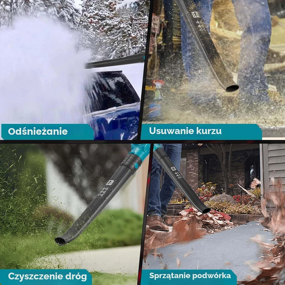 Yofidra akumuliatorinis lapų pūstuvas 700 W, 360 km/h su 2 × 3000 mAh akumuliatoriais sku4G6430Y