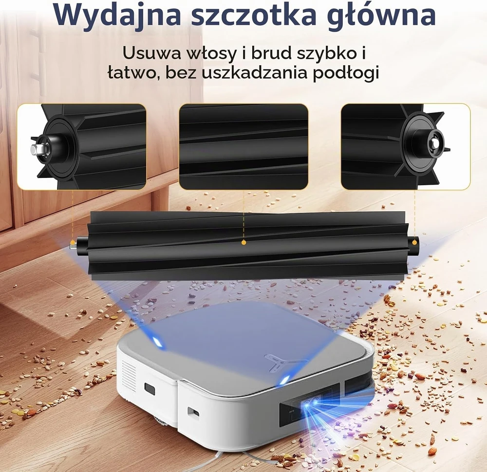 Yoneenair 19 dalių priedų rinkinys robotams dulkių siurbliams Ecovacs Deebot X2 Omni, X2 ir X2 Pro