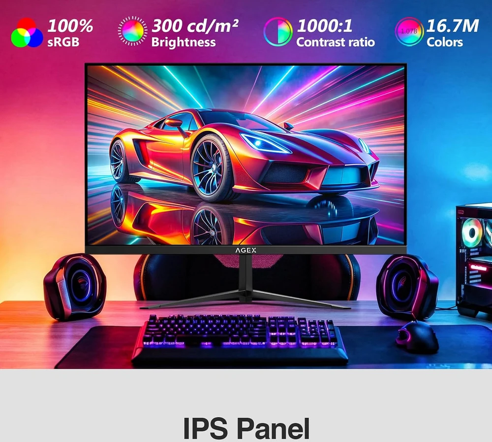 Z-Edge 24 colių žaidimų monitorius Full HD 240 Hz IPS, 1 ms, AG24P