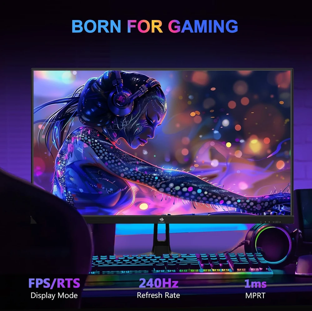 Z-Edge 27 col. žaidimų monitorius Full HD IPS 240 Hz, 1 ms UG27PJ