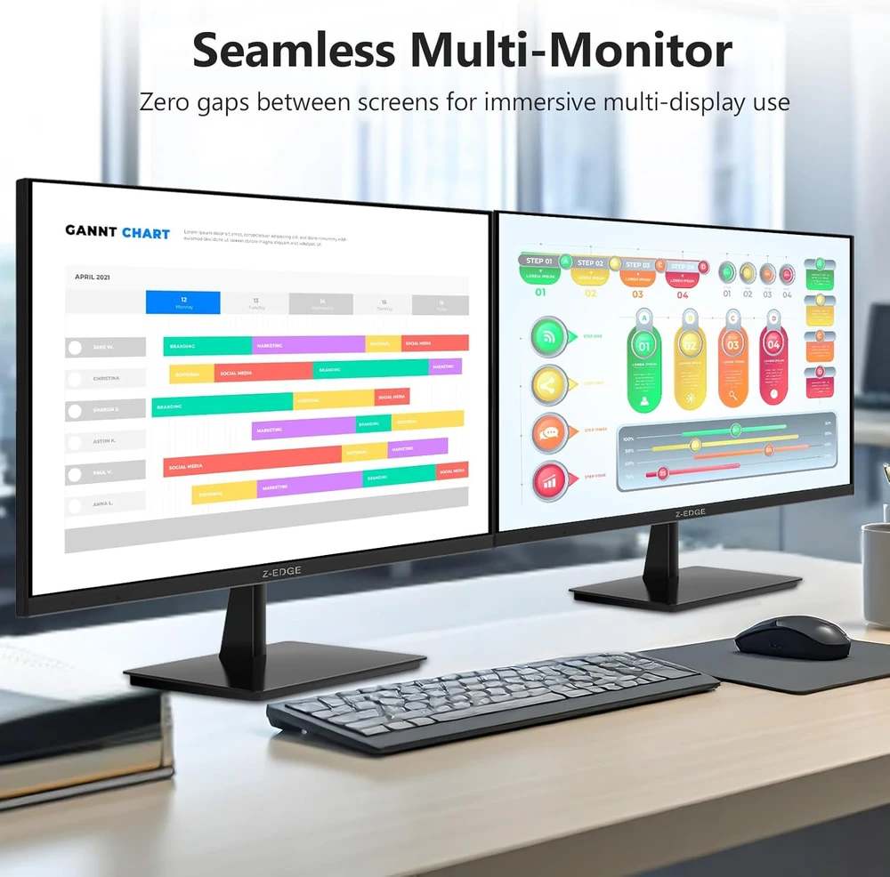 Z-Edge 27 colių 4K UHD IPS monitorius 60 Hz FreeSync HU27P4K