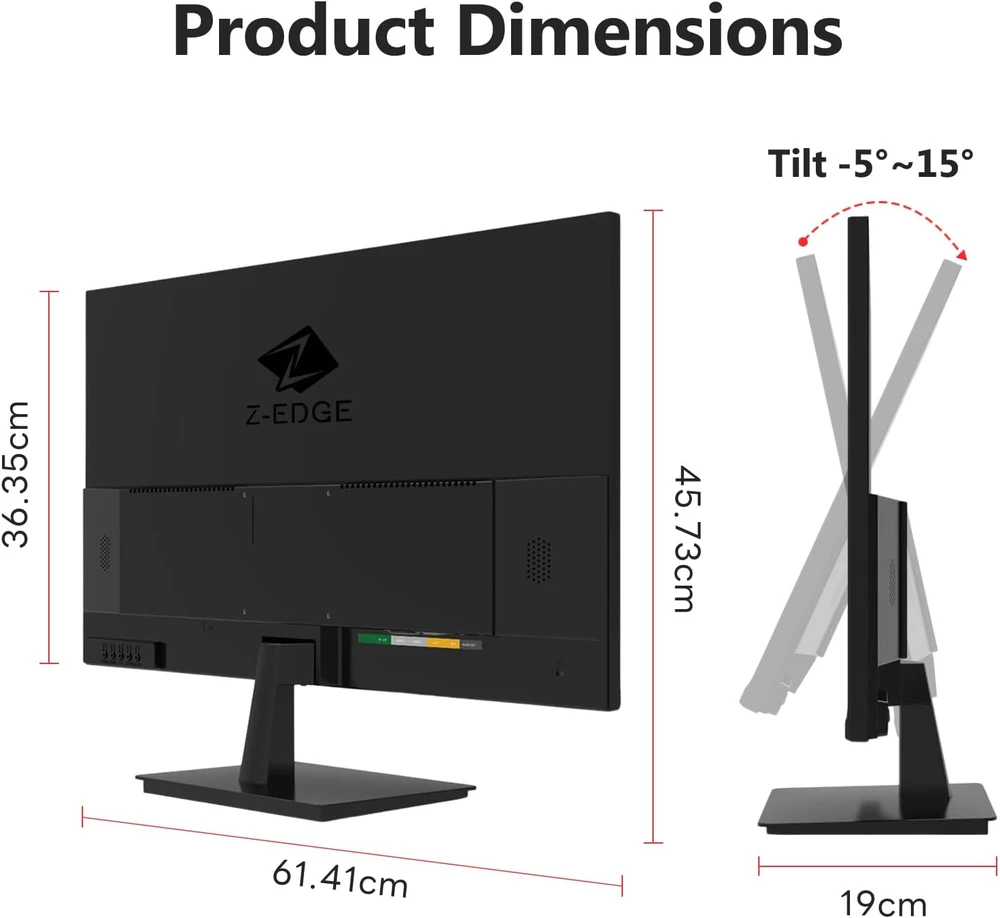 Z-Edge 27 colių 4K UHD IPS monitorius 60 Hz FreeSync HU27P4K