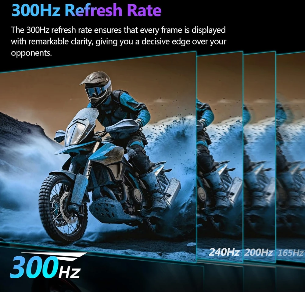 Z-Edge lenktas 27 colių žaidimų monitorius 300 Hz, 1 ms, Full HD, UG27S