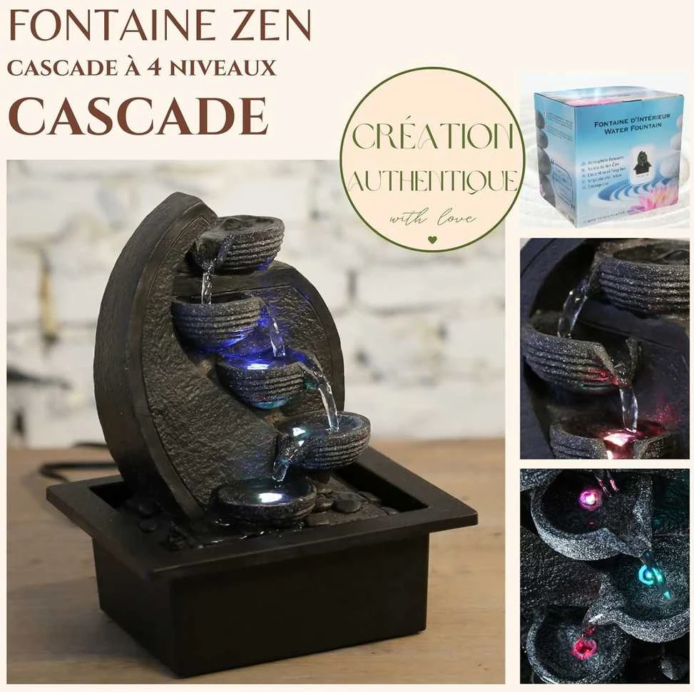 Zen Light ZenLight Cascade V.2 Krioklio fontanas, 17 x 21 x 26 cm