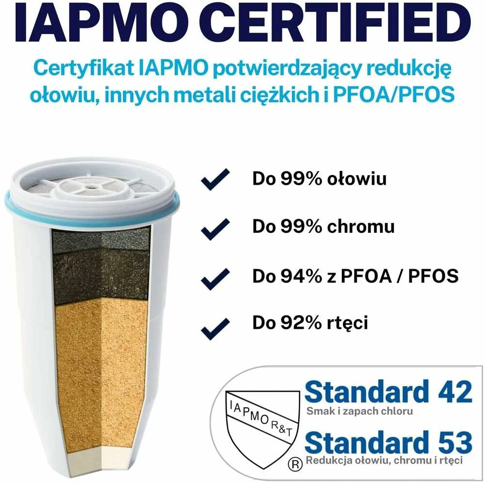 ZeroWater vandens dozatorius su 5 pakopų filtru, integruotu TDS matuokliu, 5,2 l talpa, ZD-022-RR