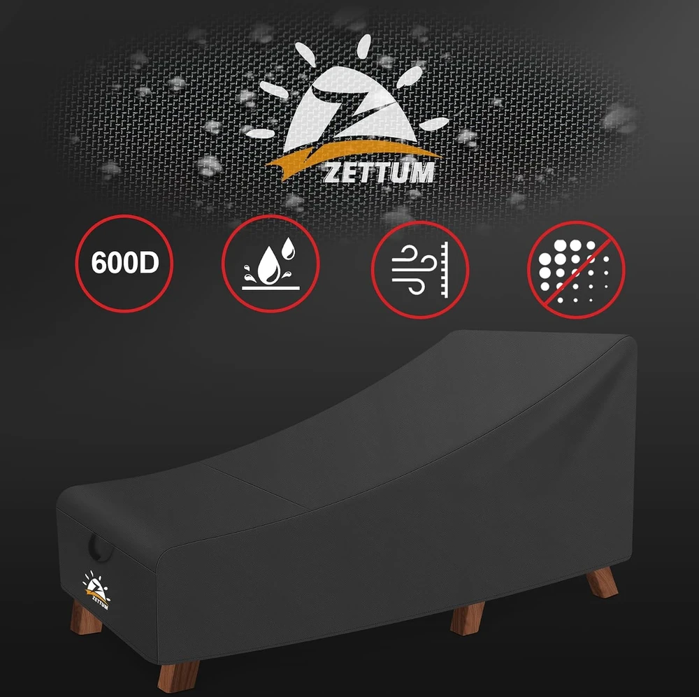 Zettum gultų uždangalai 213,4 x 81,3 x 81,3 cm, 2 vnt., 600D Oksfordo audinys OPLC-32-84-32-BLK-2P-EU