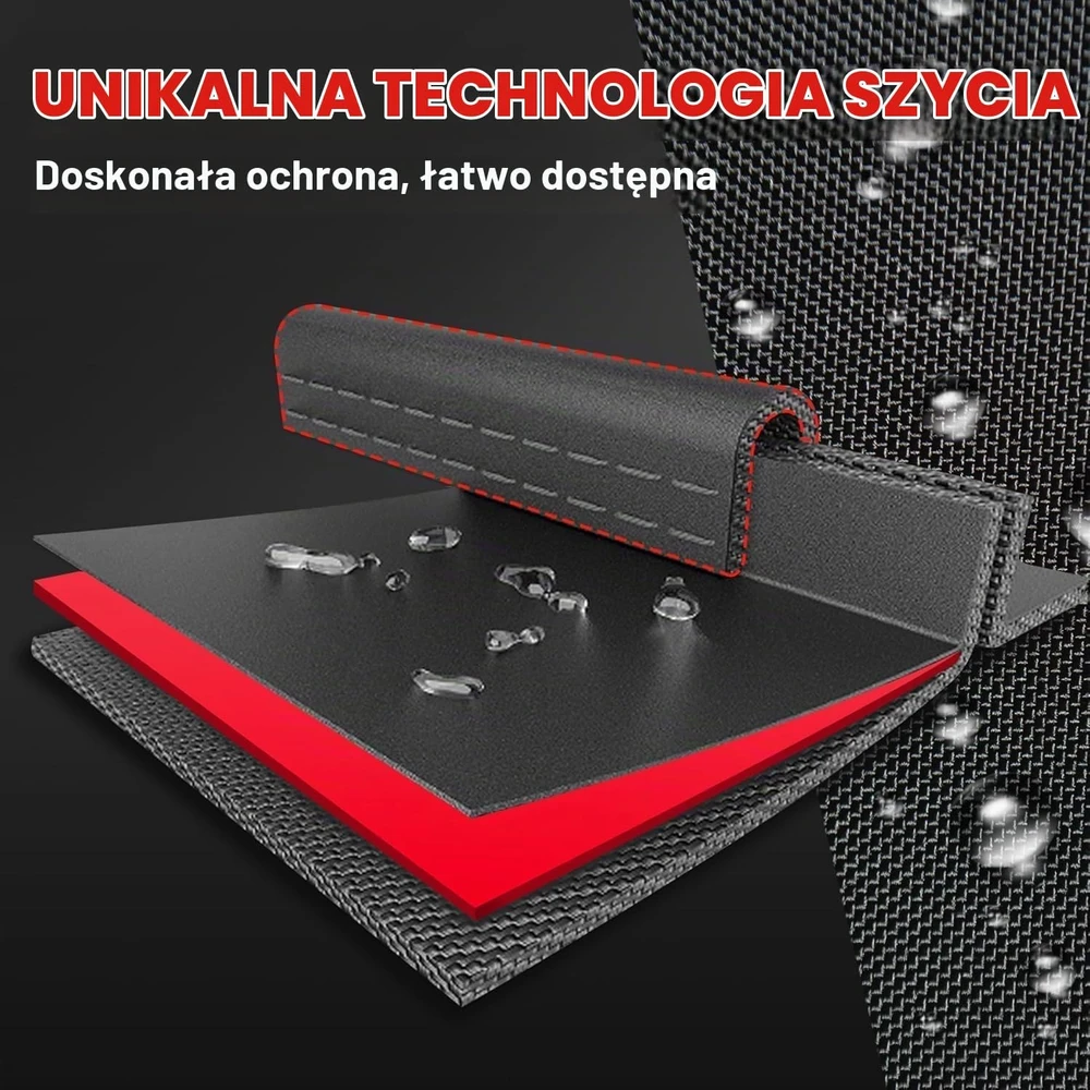 Zettum pilnas pakabinamojo valties variklio uždangalas 60–90 AG, 600D, juodas OBC-F-6090-BLK