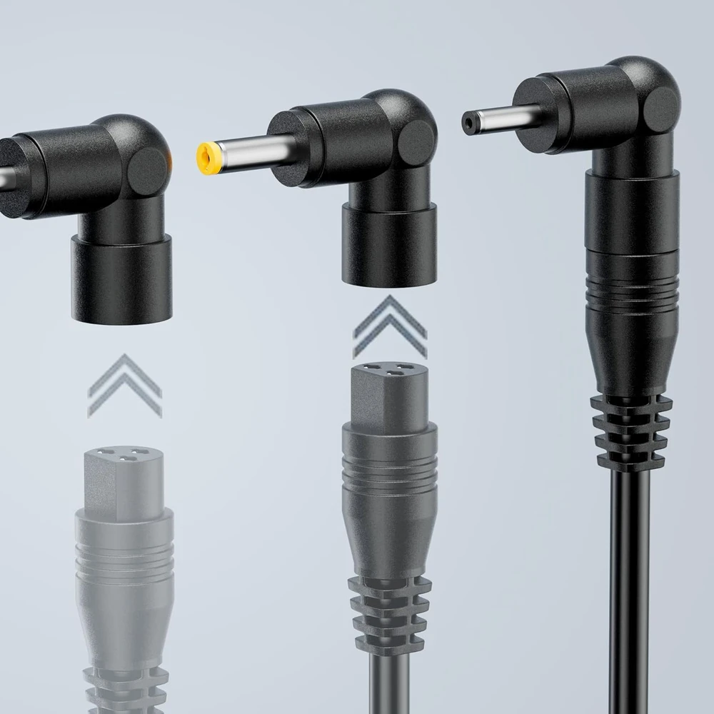 Zolt universalus nešiojamųjų kompiuterių įkroviklis, 65 W, 15 V-20 V, 15 DC jungčių, AC/DC