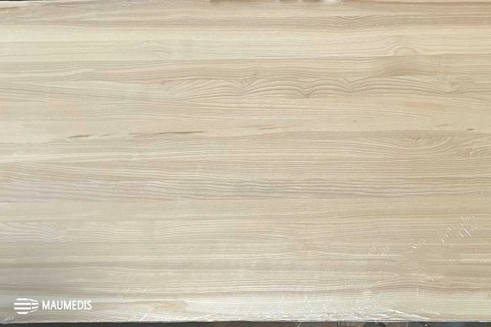 Klijuotas uosinis skydas Natural (SOLID ) 40x650x2100