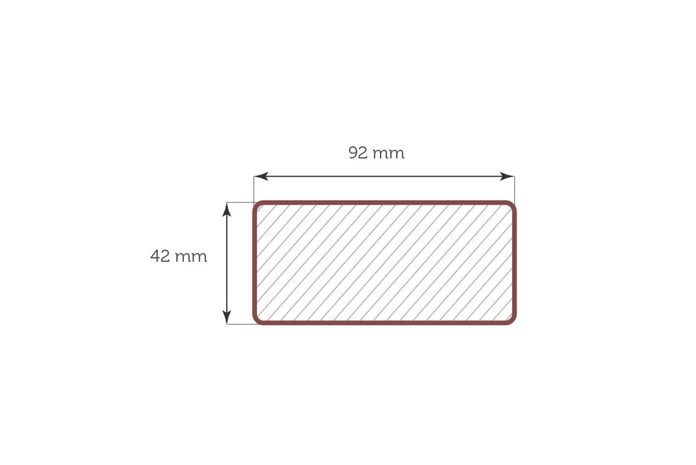 Termo D pušies tašas 42x92x5100