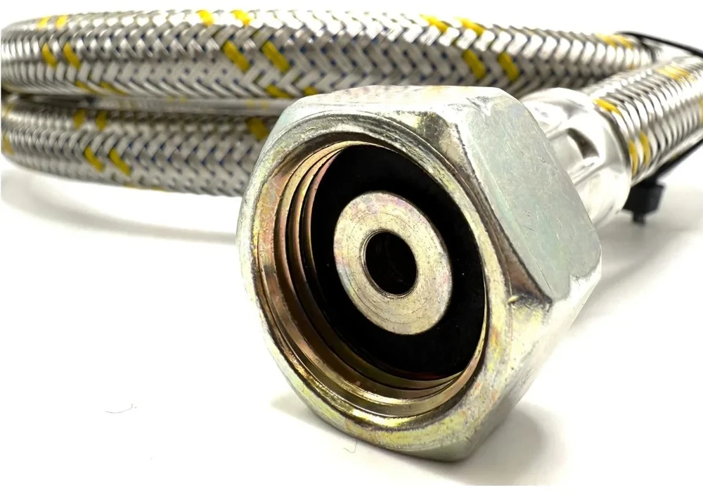 1,5 m LPG pildymo žarnos komplektas Campingaz 901 / 904 / 907 su 2 rankiniais 16 mm vožtuvais