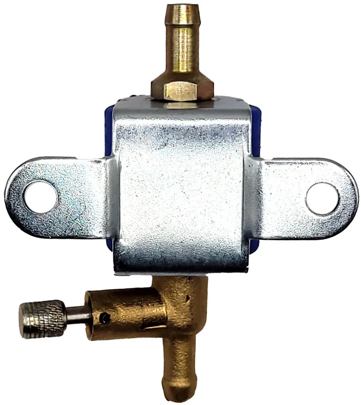 Benzino uždarymo vožtuvas (solenoidas) 12 V elektromagnetinis kuro vožtuvas vertikalus (Lovato tipo)