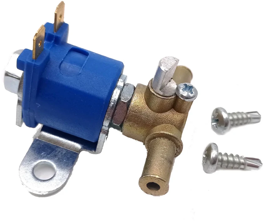 Benzino uždarymo vožtuvas (solenoidas) 12 V elektromagnetinis kuro vožtuvas horizontalus, 8 mm
