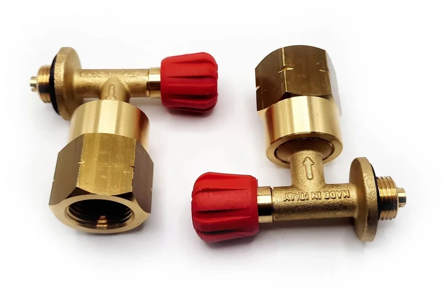 LPG/GPL Autogas adapterių rinkinys M22 (21,8 mm) ACME + DISH + Euronozzle kelionėms po Europą