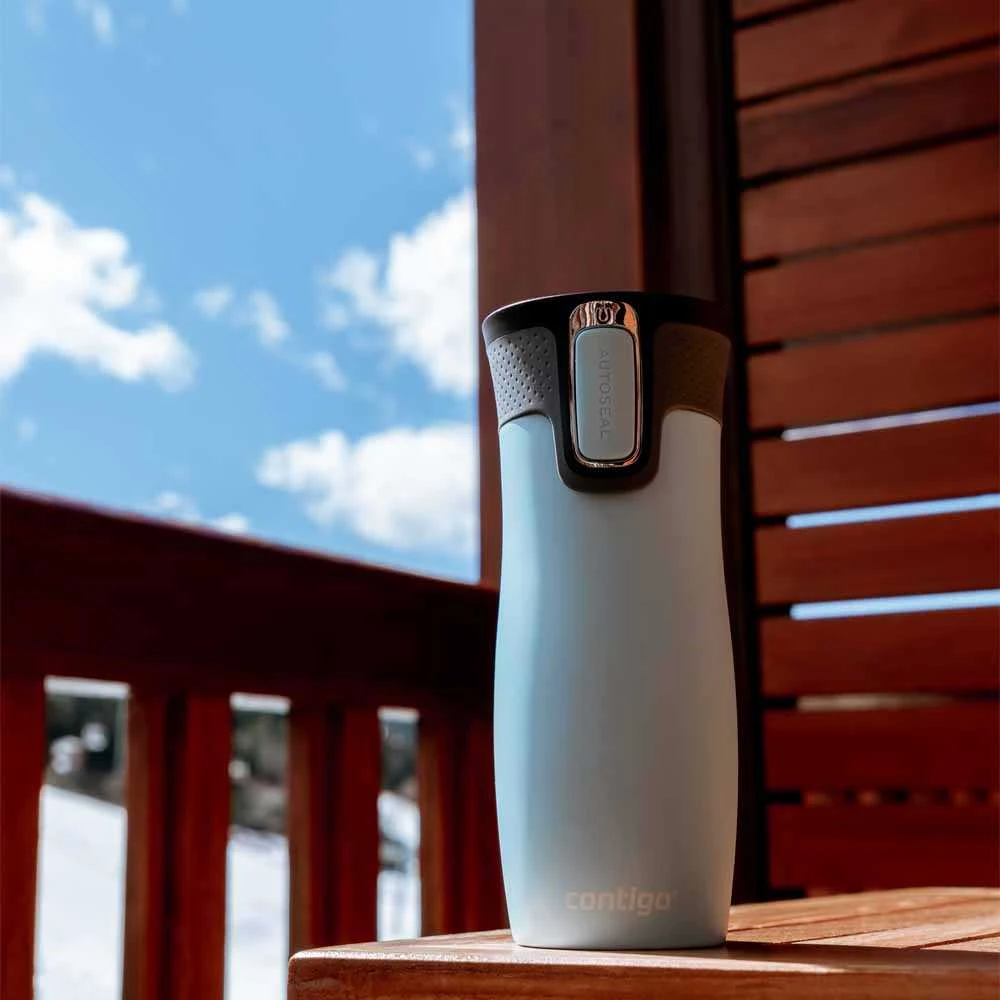 Kelioninis termopuodelis Contigo West Loop Iced Aqua 2137558, 470 ml