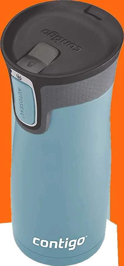 Kelioninis termopuodelis Contigo West Loop Iced Aqua 2137558, 470 ml