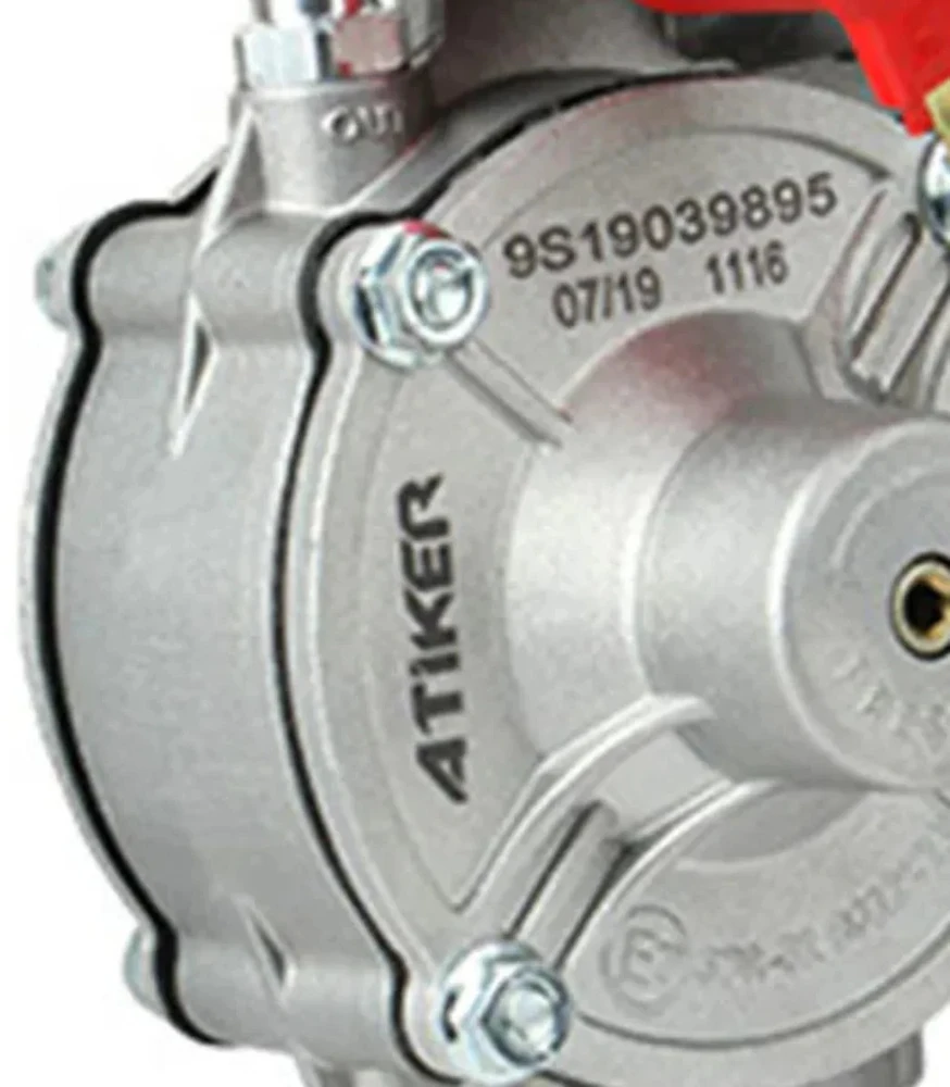 DN Autogas Parts ATIKER SR09 LPG slėgio reduktorius 140 kW (195 AG) sekvencinėms įpurškimo sistemoms