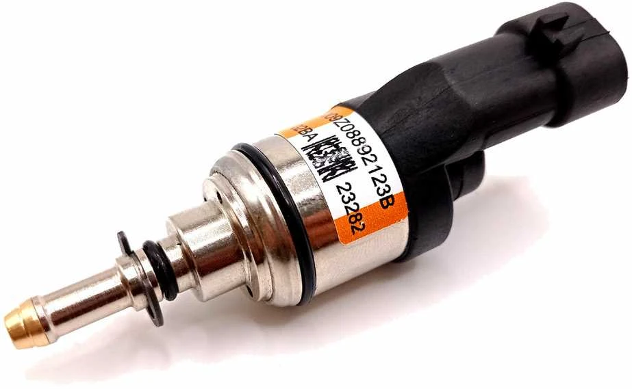 DN Autogas Parts BRC naujo tipo 4 vnt. oranžinių purkštukų su fiksatorium komplektas