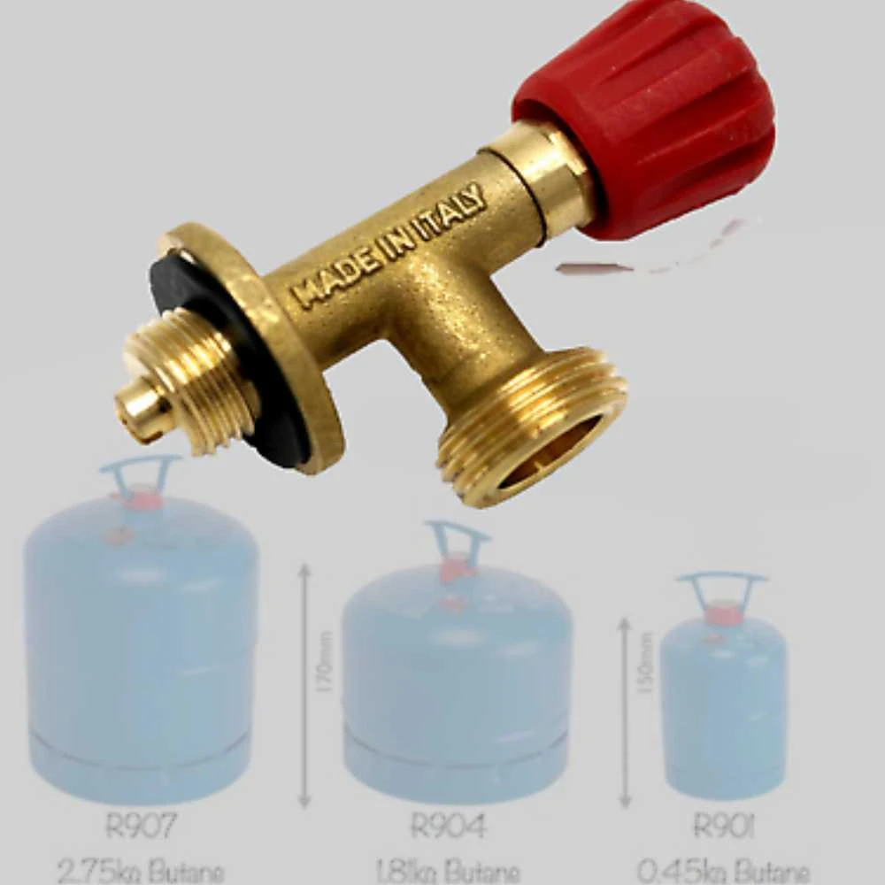 DN Autogas Parts CAMPINGAZ dujų adapteris RV kemperių reguliatoriams, tinkantis CAMPINGAZ dujų balionams 907, 904 ir 901