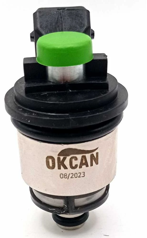 DN Autogas Parts CNG LPG 4 vnt purkštukų MED GI25-65 žali AMP Type Sequent