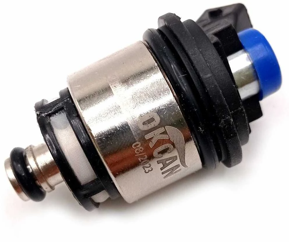 DN Autogas Parts CNG LPG 4 vnt purkštukų MED GI25-65 mėlyni AMP Type Sequent