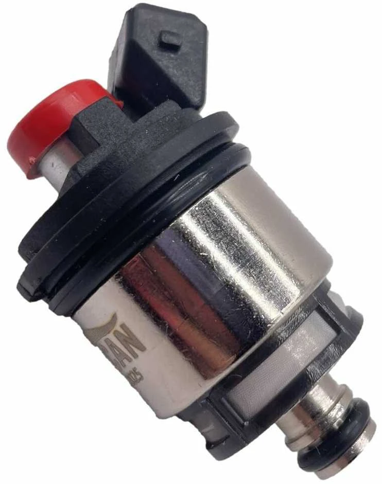 DN Autogas Parts CNG LPG 4 vnt purkštukų MED GI25-65 raudoni AMP Type Sequent