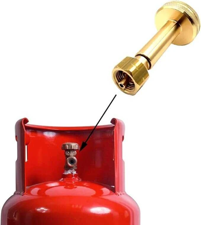 DN Autogas Parts LPG GPL M22 21,8mm Europinis DISH Shell dujų balionų adapteris