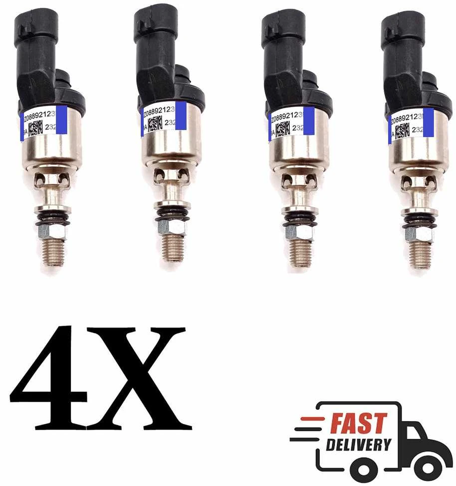 DN Autogas Parts su MTM suderinamų mėlynos spalvos seno BRC tipo LPG 4 vnt. purkštukų komplektas