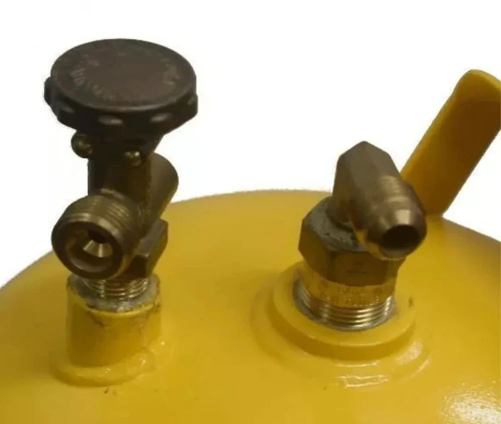 LPG adapteris 3/4" UNF (JIC) į W21,8 mm, skirtas Gaslow, GasIt ir daugkartinio pildymo dujų balionams