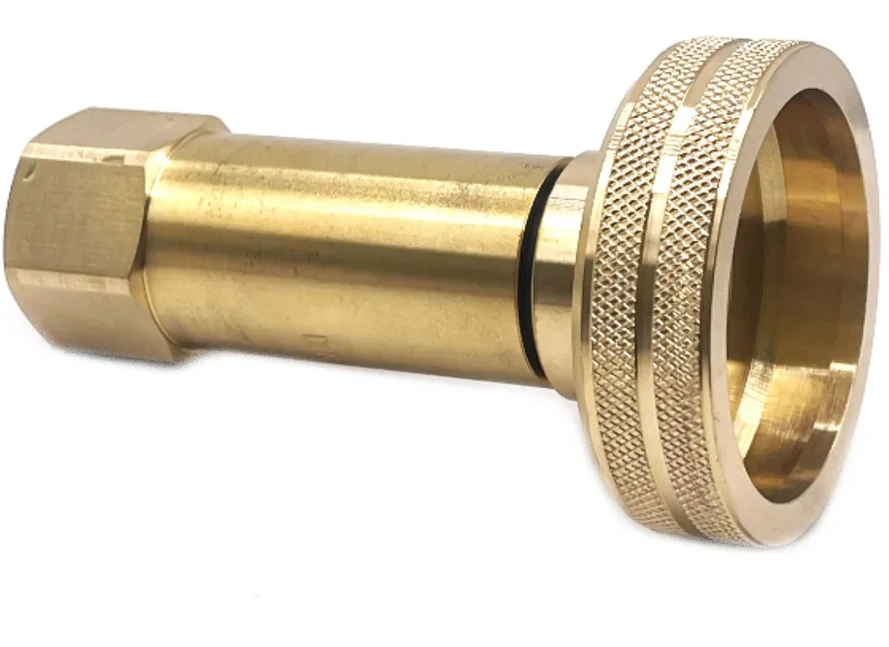 LPG adapteris JIC 3/4" UNF į DISH, skirtas Gaslow ir GasIt dujų balionams