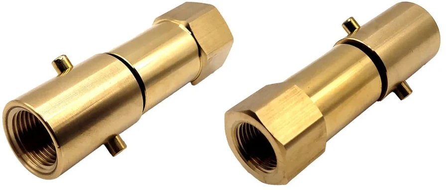 LPG adapteris UK Bayonet 21,8 mm į 3/4" UNF (JIC), skirtas Gaslow ir GasIt dujų balionams